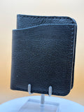 The Kenosha – Bifold Wallet | Black Veg-Tan Goat