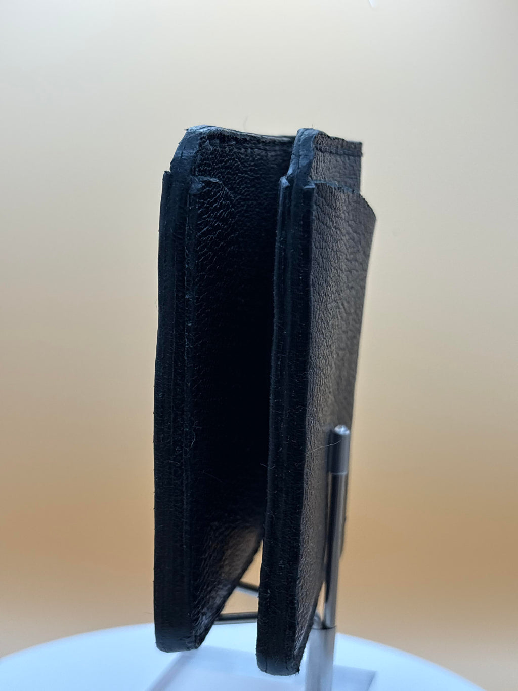 The Kenosha – Bifold Wallet | Black Veg-Tan Goat