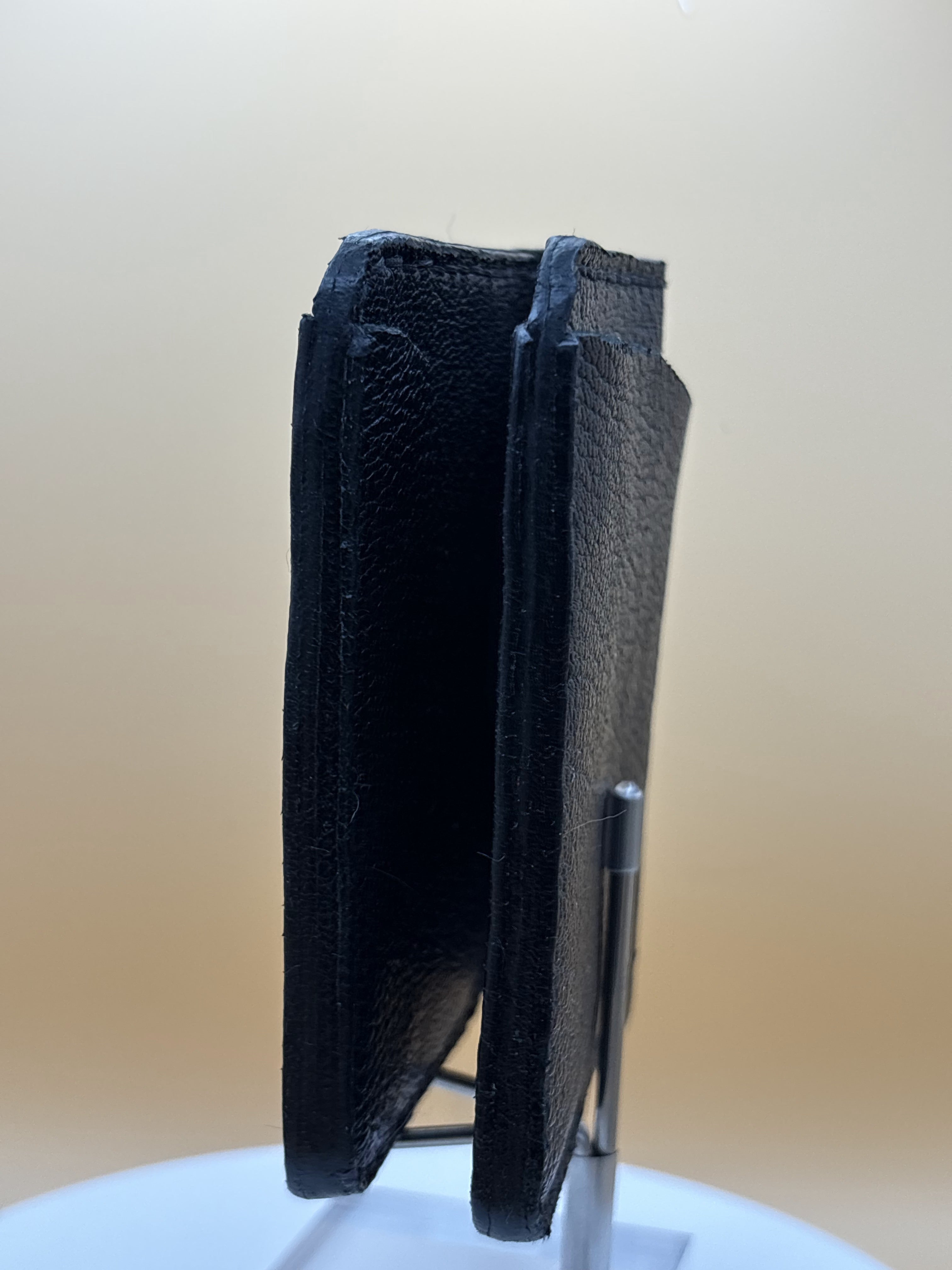 The Kenosha – Bifold Wallet | Black Veg-Tan Goat