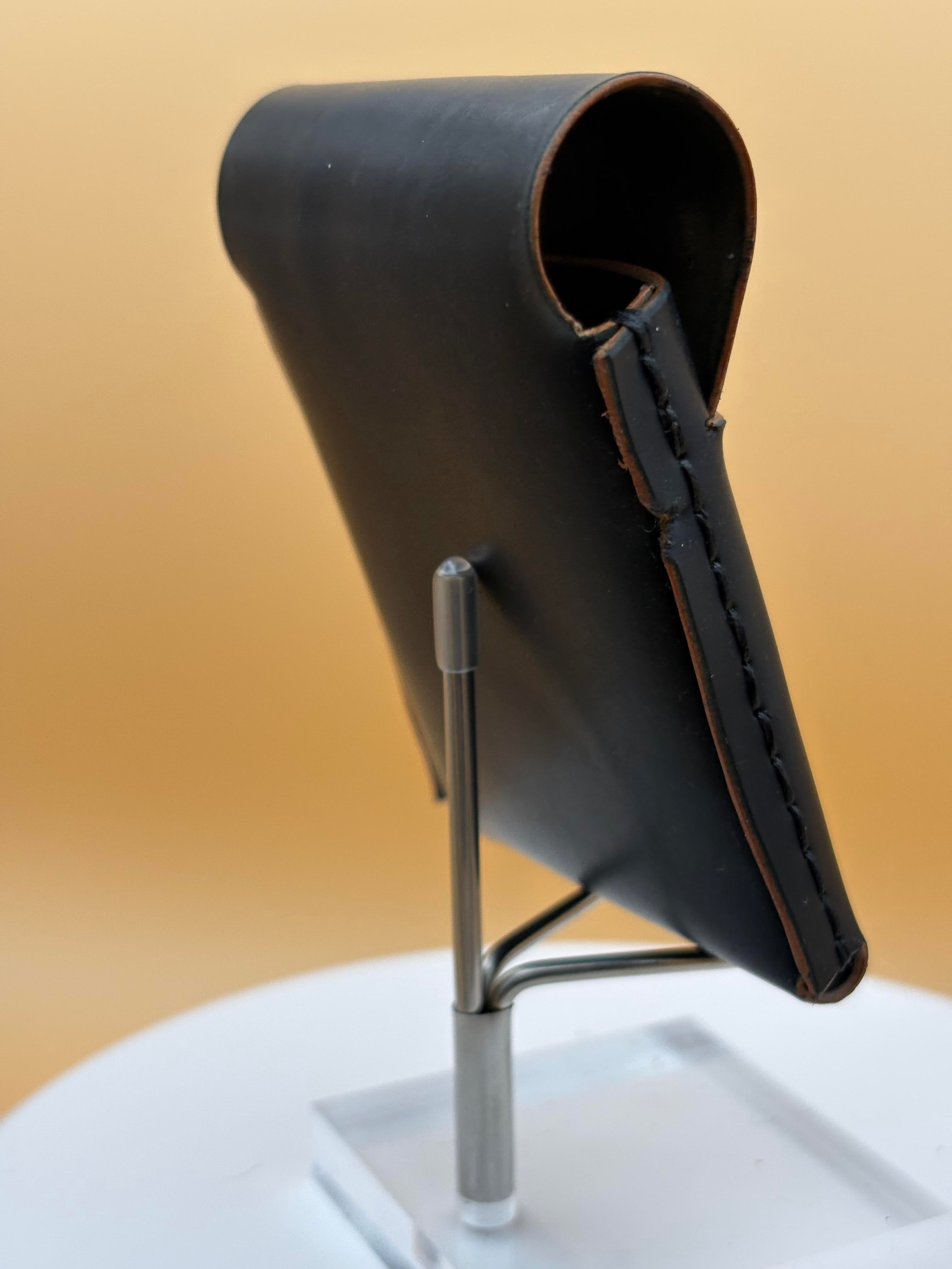 The Milwaukee – Flap Wallet | Black Shell Cordovan
