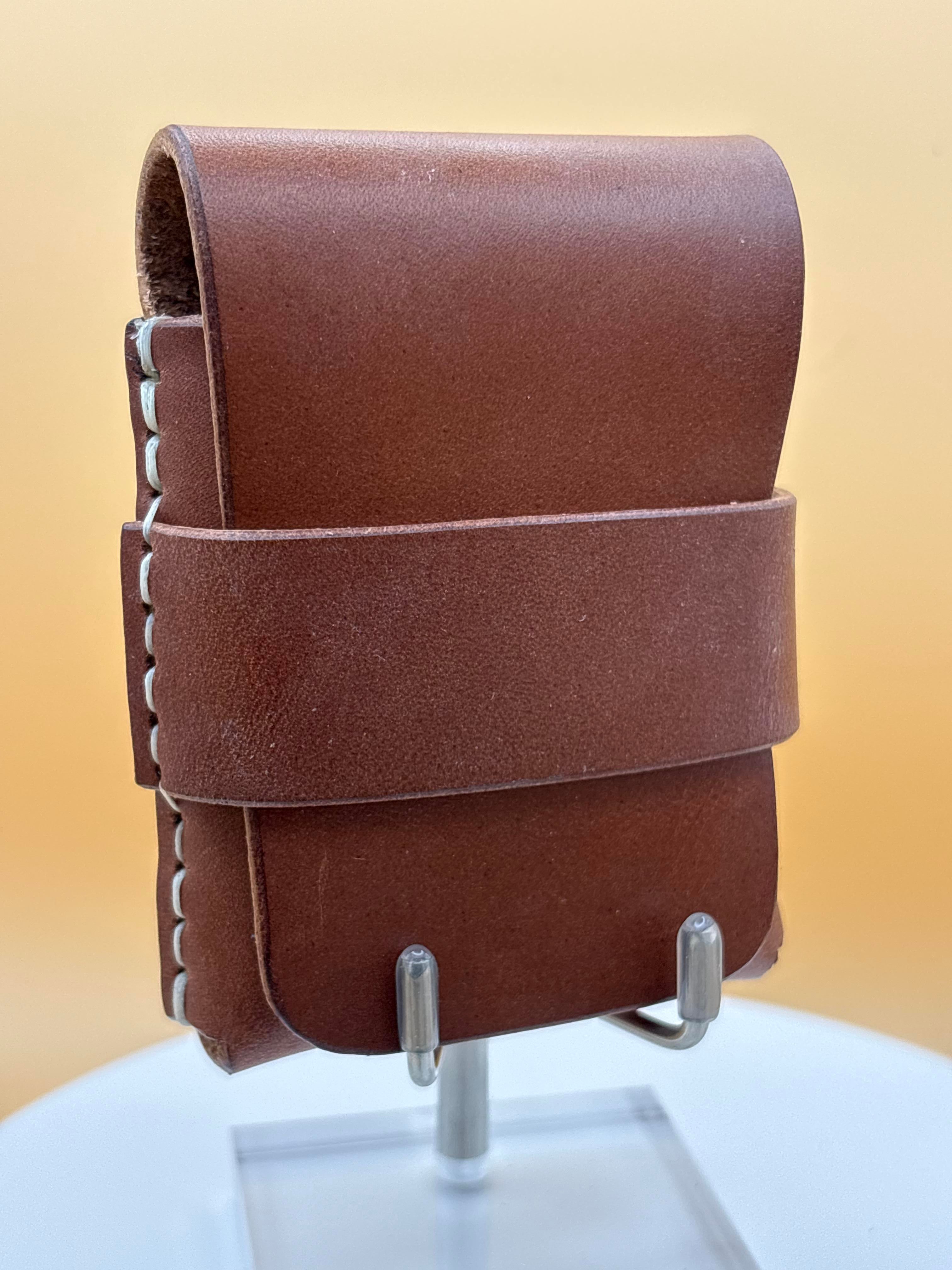 The Milwaukee – Flap Wallet | Medium Brown Latigo