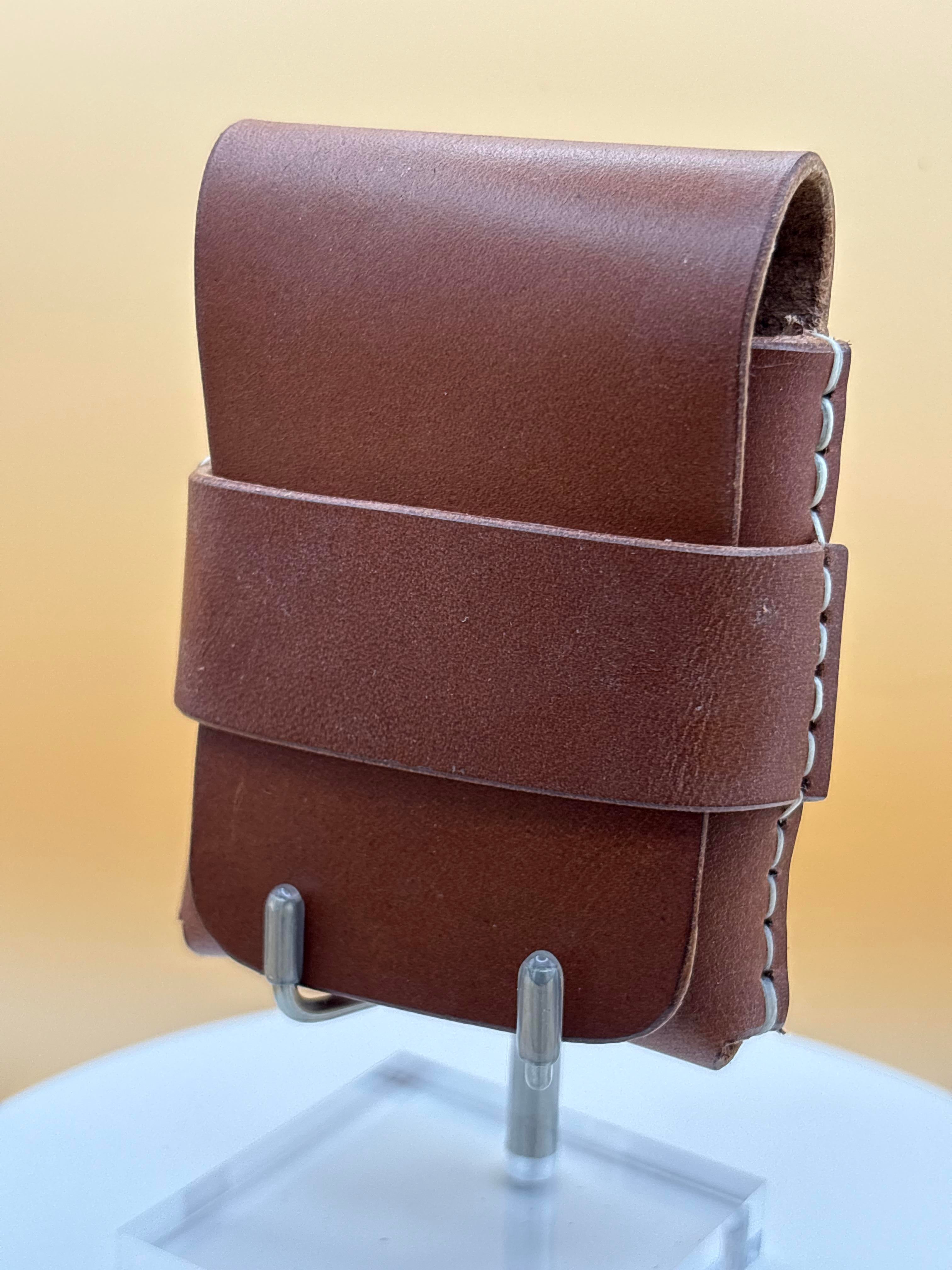 The Milwaukee – Flap Wallet | Medium Brown Latigo