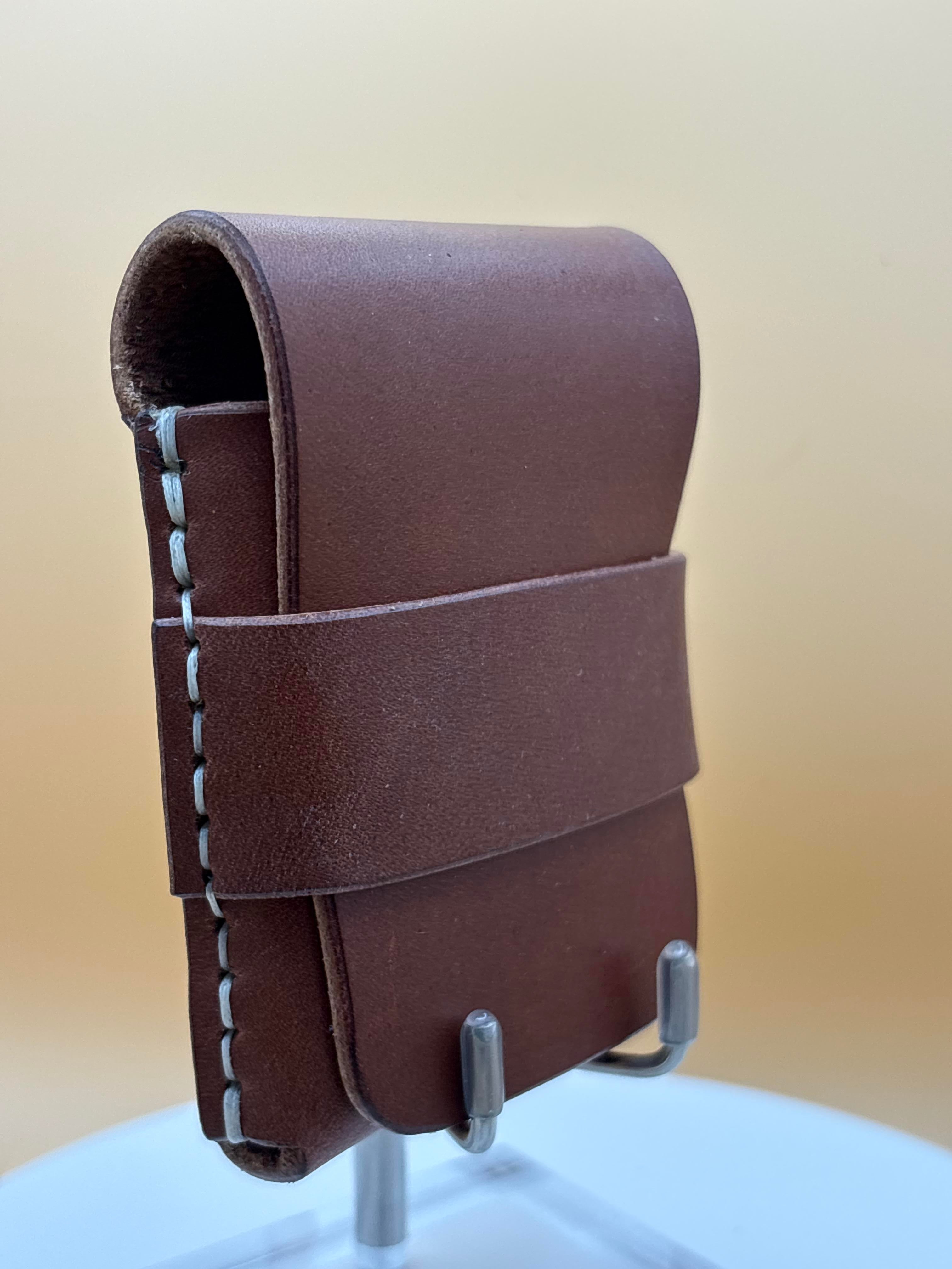 The Milwaukee – Flap Wallet | Medium Brown Latigo