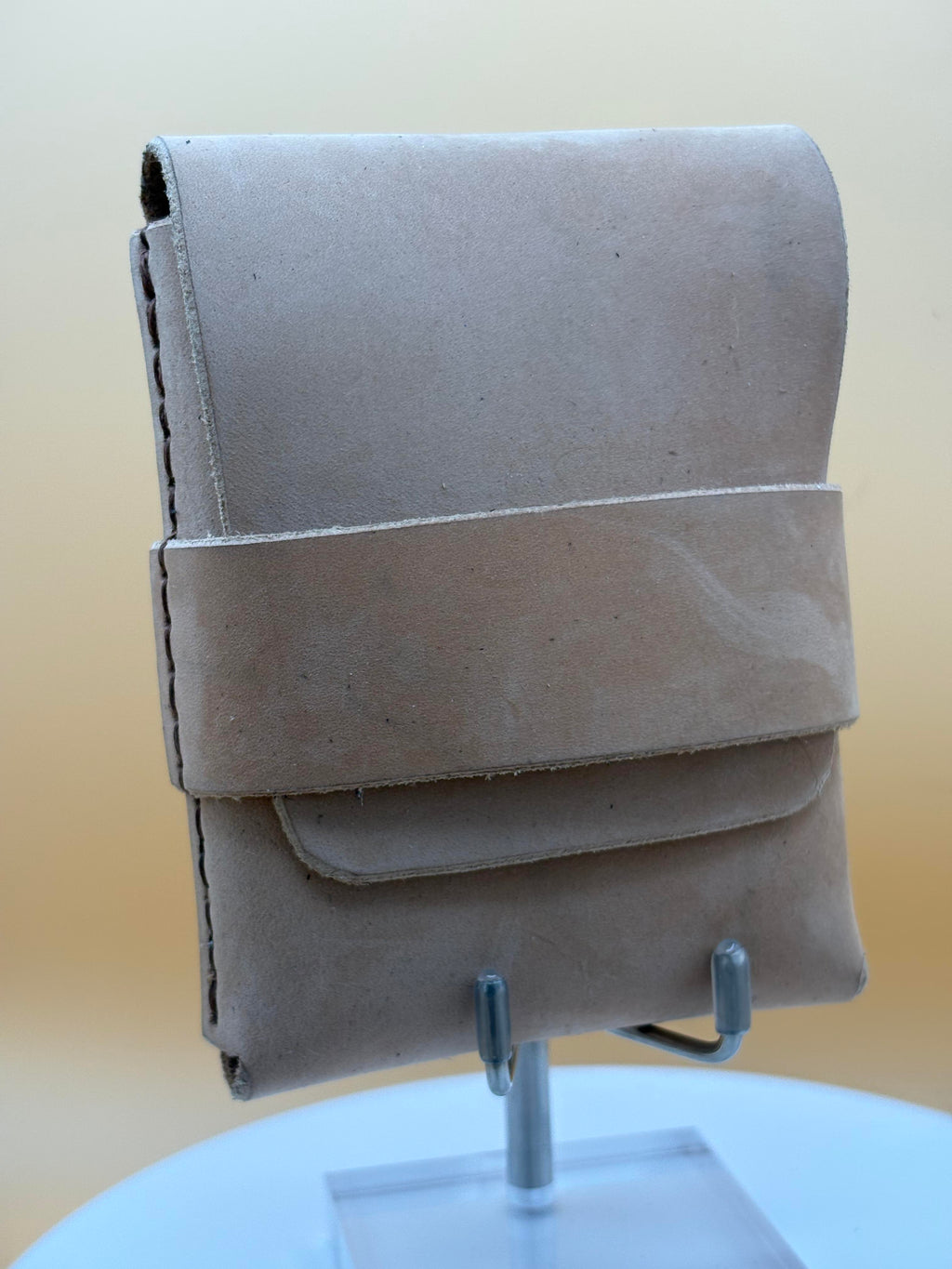The Madison – Flap Wallet | Natural Buffed Crust