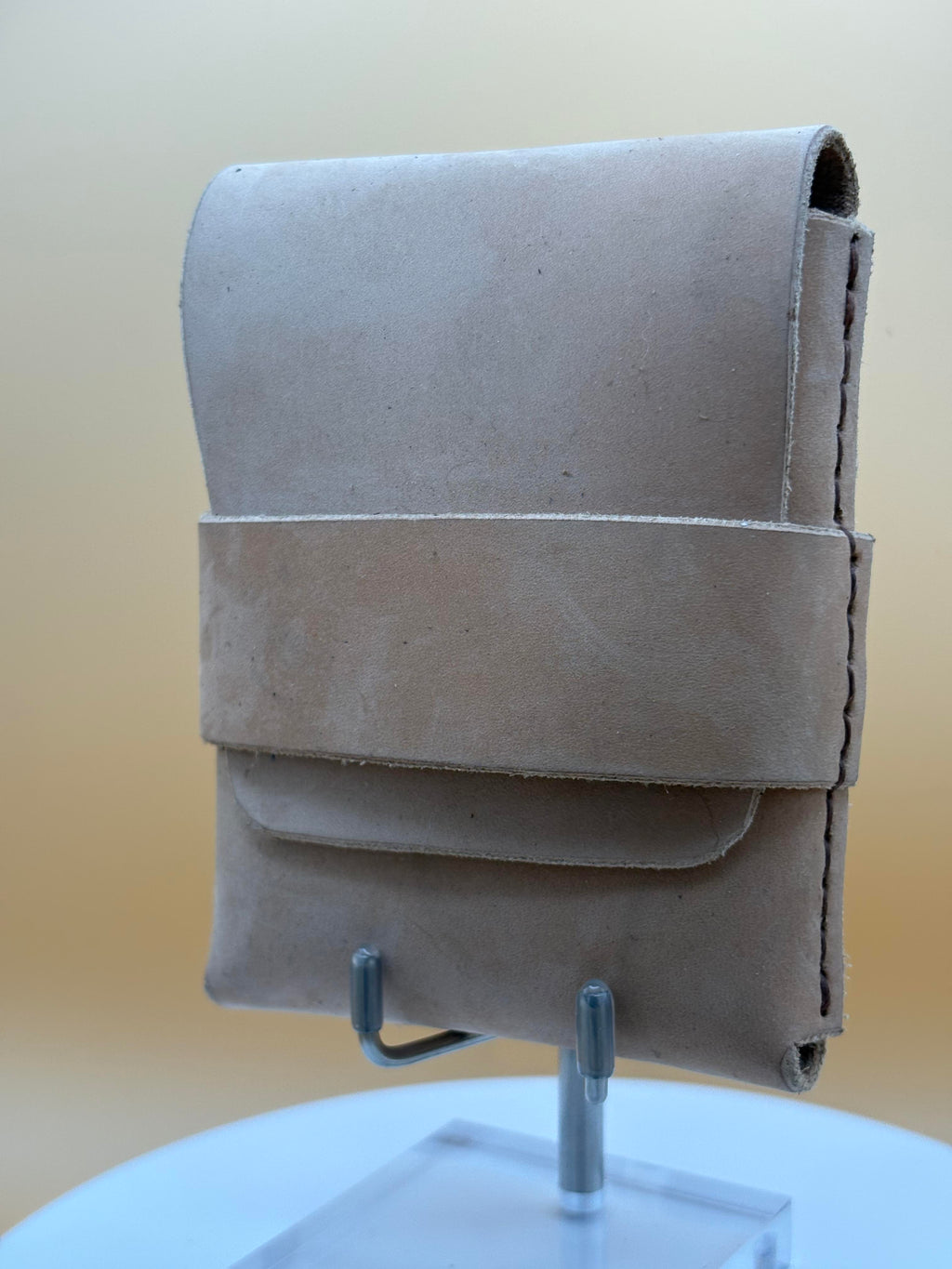 The Madison – Flap Wallet | Natural Buffed Crust