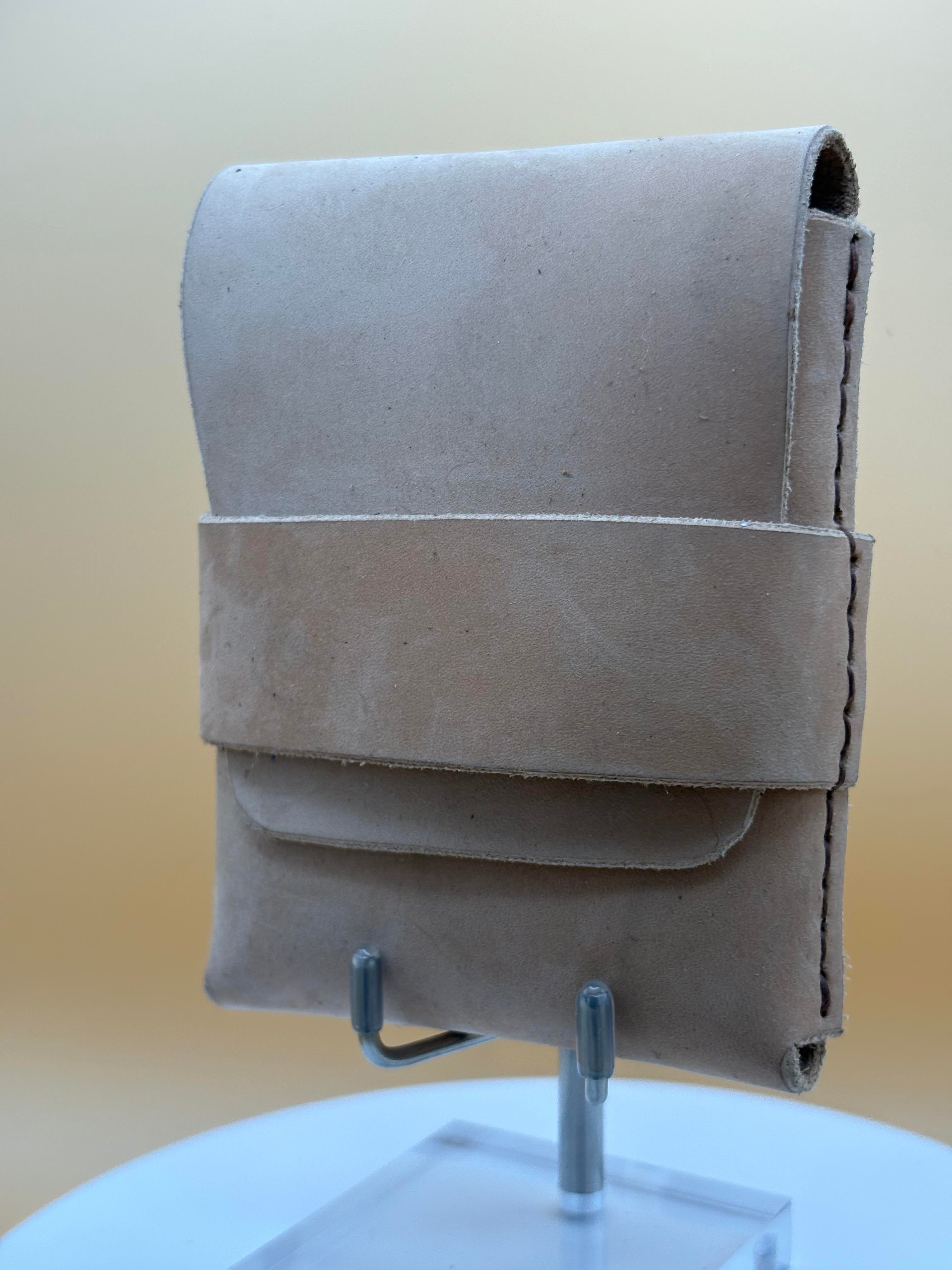 The Madison – Flap Wallet | Natural Buffed Crust