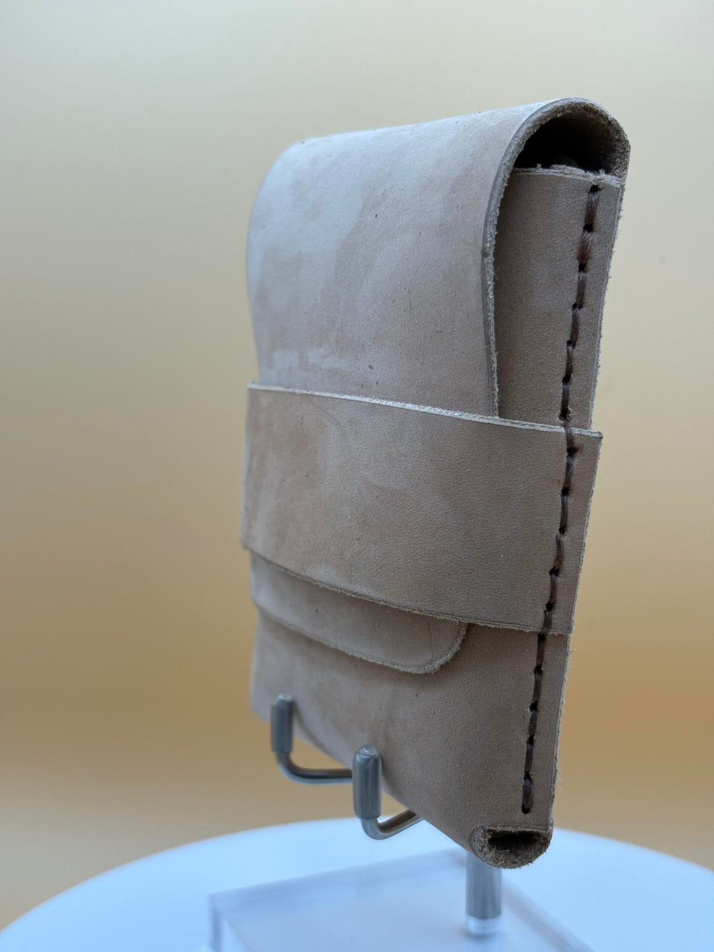 The Madison – Flap Wallet | Natural Buffed Crust