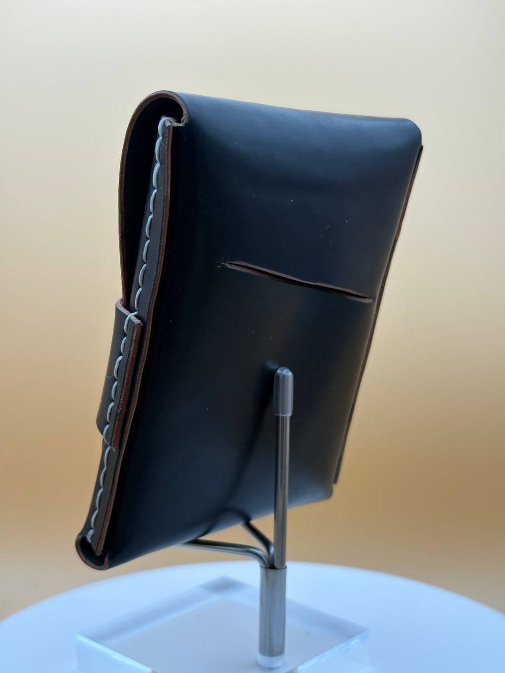 The Madison – Flap Wallet | Black Shell Cordovan
